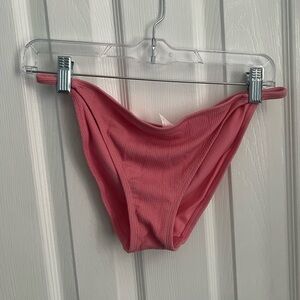 Ninety-Nine Women's Medium Pink Nylon Bikini‎ Bottoms